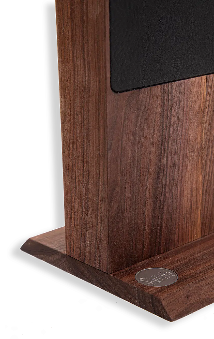 Hazaki - Bloc à couteaux - Noyer et cuir – Image 9