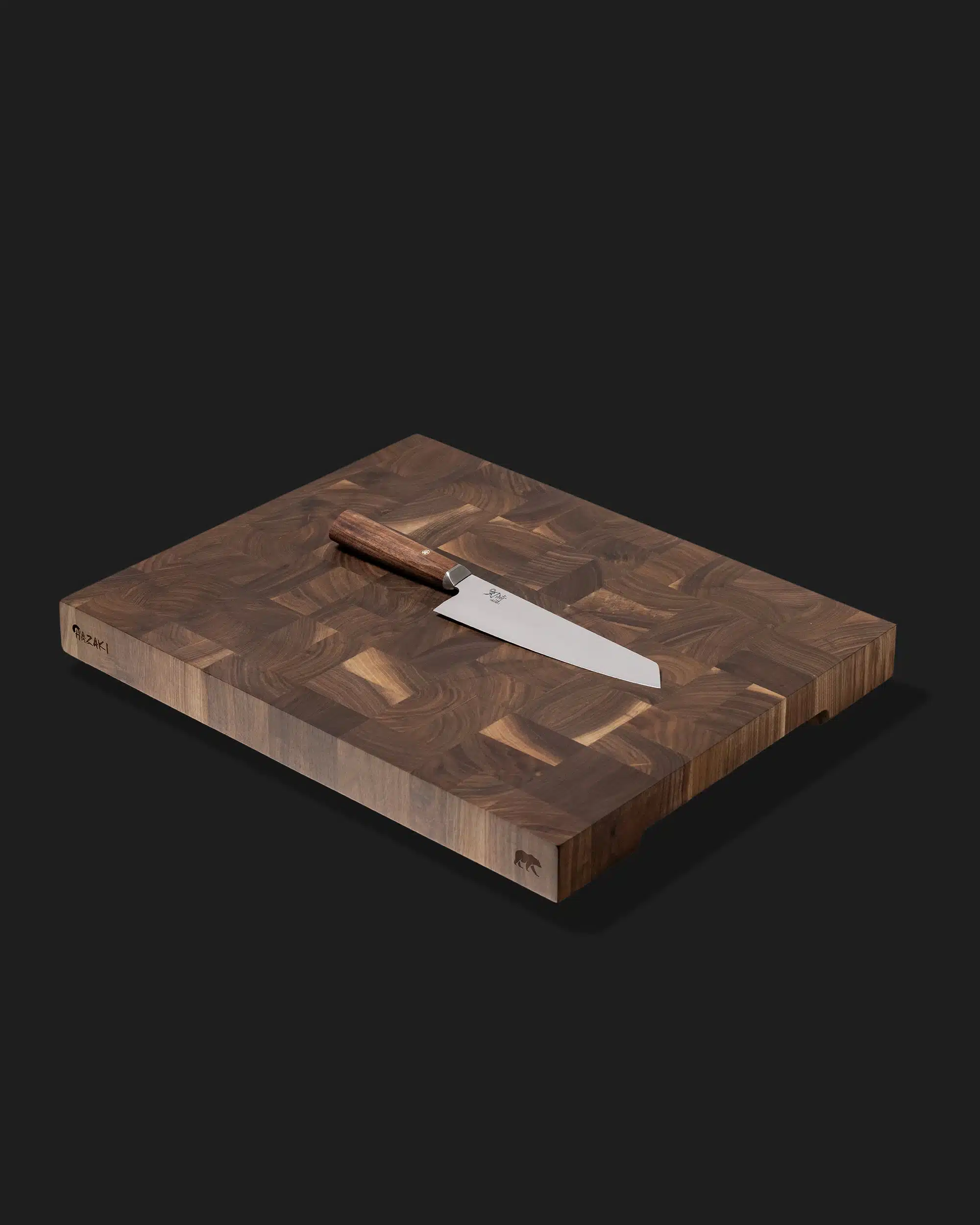 Hazaki - Planche à découper - La Grizzly - Noyer